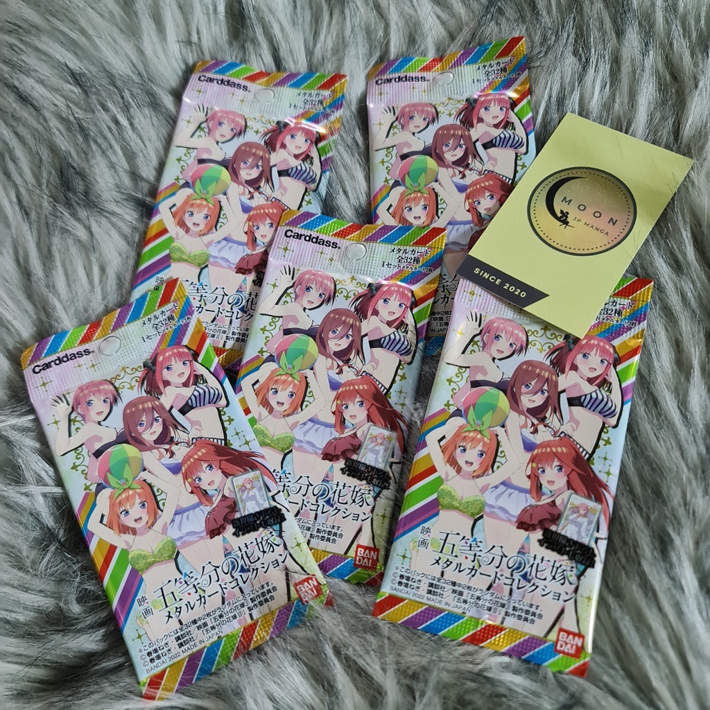 BST Thẻ 5 nàng dâu Gotoubun Bandai MetalCard Beach