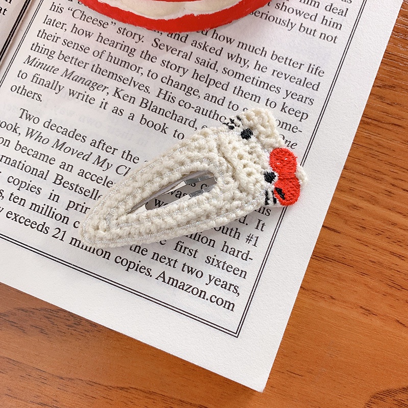 Set 1111 Kẹp Tóc Bằng Len Cừu sanrio hellokitty mymelody kuromi Cinnamoroll purin Ngọt Ngào Xinh Đẹp