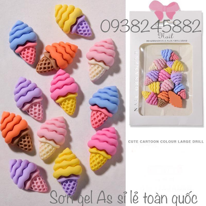 Set phụ kiện trang trí móng nail giá rẻ