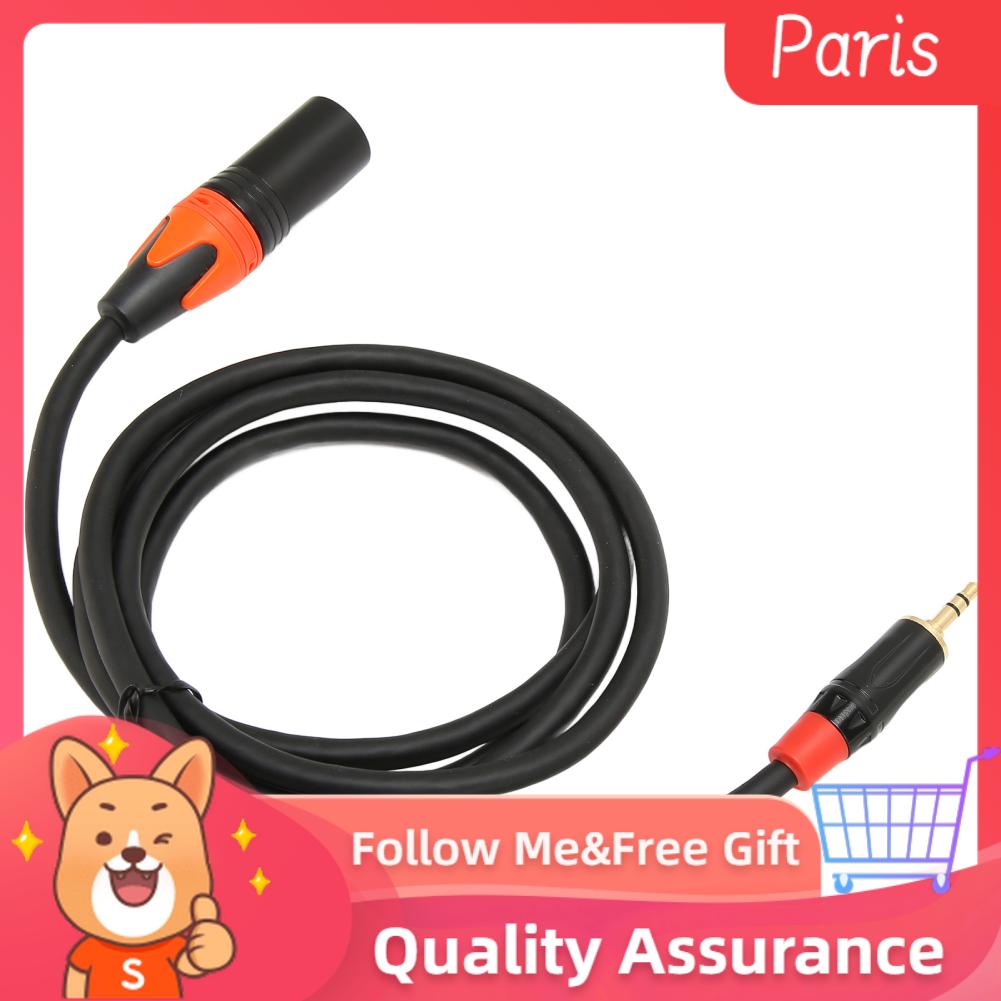Superparis 3.5mm to XLR Adapter Cable Mini Jack Aux Male Sound for Cell Phone Laptop Speaker Mixer 4.9ft