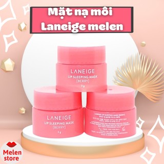 Son dưỡng môi laneige melen mặt nạ ngủ môi sáp dưỡng ẩm tẩy da chết u duong moi lip sleeping mask berry
