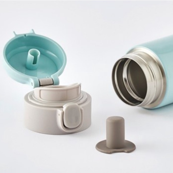 Bình nước giữ nhiệt nóng lạnh màu pastel LocknLock Daily Pop One Touch Tumbler 350ml