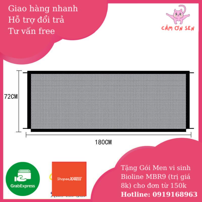Lưới chặn chó mèo ECOPETS gắn tường, lưới chặn cầu thang hoặc vào phòng ngủ hiệu quả