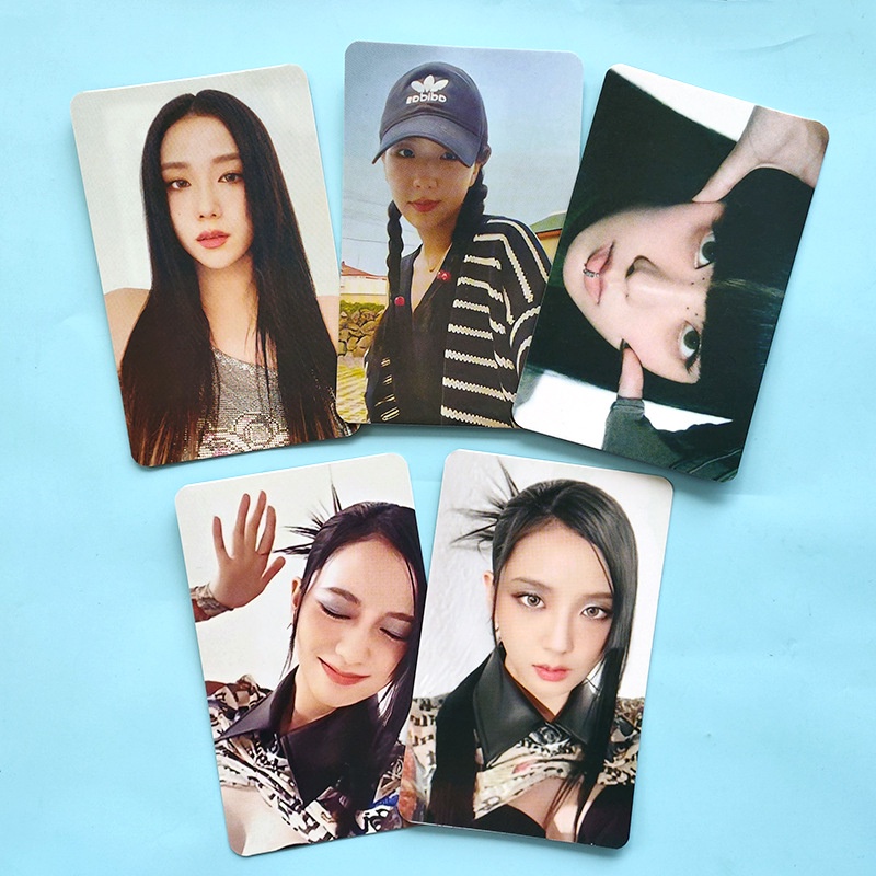 Set 5 Tấm Bưu Thiếp In Hình Nhóm Nhạc BLACKPINK Thẻ