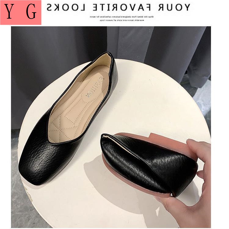 Giày Búp Bê Mũi Vuông Đế Mềm Chống Trượt Thời Trang Xuân Hè 2022 Cho Mẹ Bầu