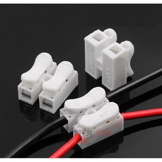 Đầu nối nhanh dây điện, cút nối dây điện ch2, cút nối dây điện ch-2 2p, cầu nối dây điện 2p