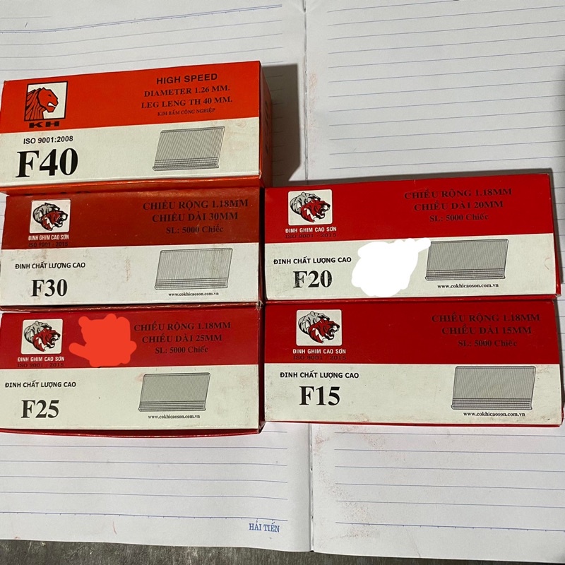 ĐINH F15 F20 F25 F30 F40 ĐINH GHIM CAO SƠN CHẤT LƯỢNG CAO
