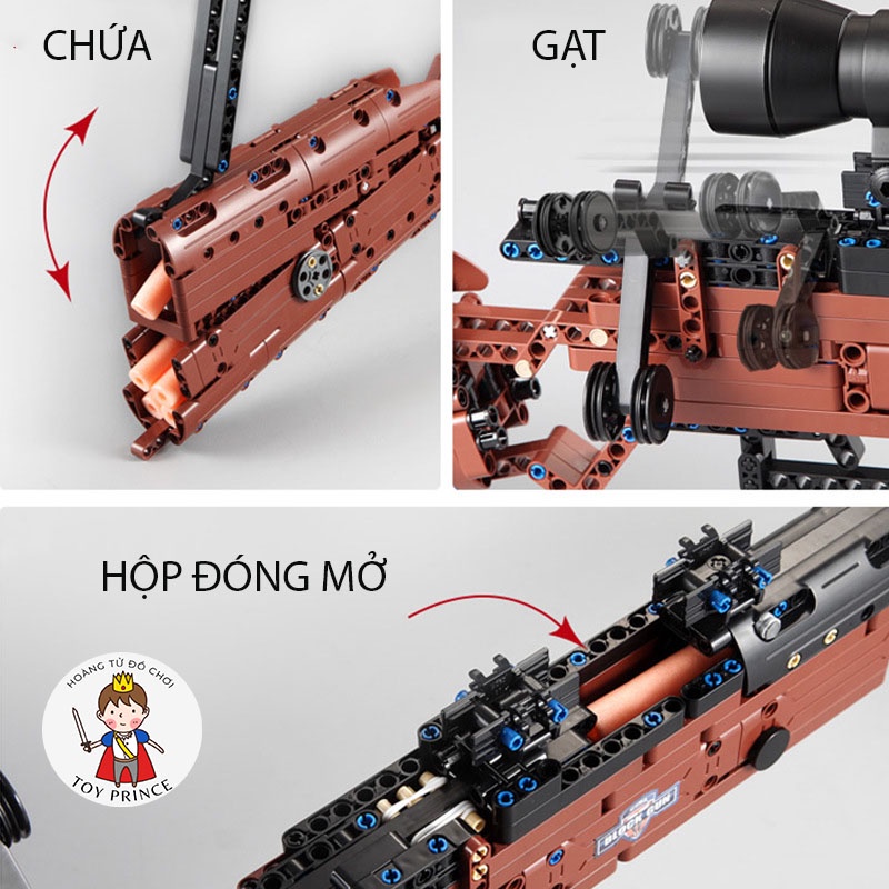 ĐỒ CHƠI LẮP RÁP MÔ HÌNH KAR98/K98 PUBG CSGO FREE FIRE CF C61010