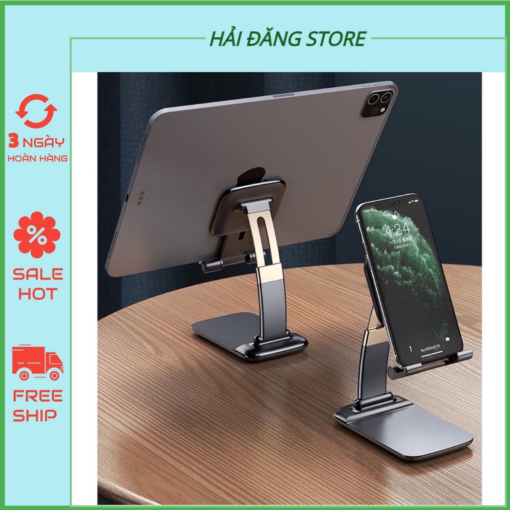 Giá Đỡ Điện Thoại Ipad Để Bàn Điều Chỉnh Kích Thước Khung Cong Gấp Gọn Chắc Chắn, Góc Xoay Linh Hoạt