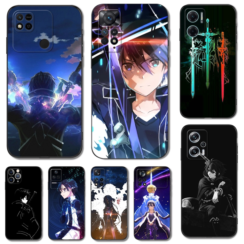 Ốp Điện Thoại Từ Tpu Silicon Mềm In Hoạt Hình Sword Art Online Cho xiaomi Mi 11 Lite 4G 5G NE 11i 11 11T Pro POCO F3