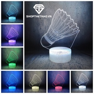 Quả Cầu Lông 16 Màu Có Điều Khiển Từ Xa - Đèn Trang Trí Mô Hình Led 3D  Sạc Cổng USB Hoặc Lắp Pin  