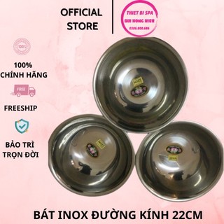 Bát INOX đường kính 22cm dùng trong y tế, spa, thẩm mỹ viện