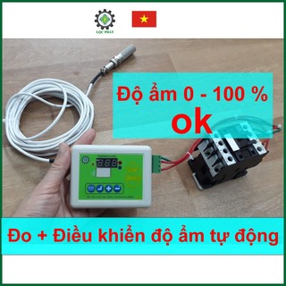 Bộ Điều Khiển Độ Ẩm Trại Nấm Trồng Rau Lộc Phát - Cảm Biến Chuyên Dụng AMCSL-gold, bộ điều khiển tưới cây tự động