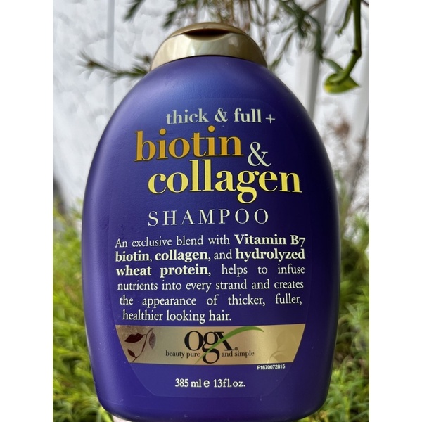 ( Chuẩn bill mỹ) DẦU GỘI BIOTIN & COLLAGEN TÍM 385ML