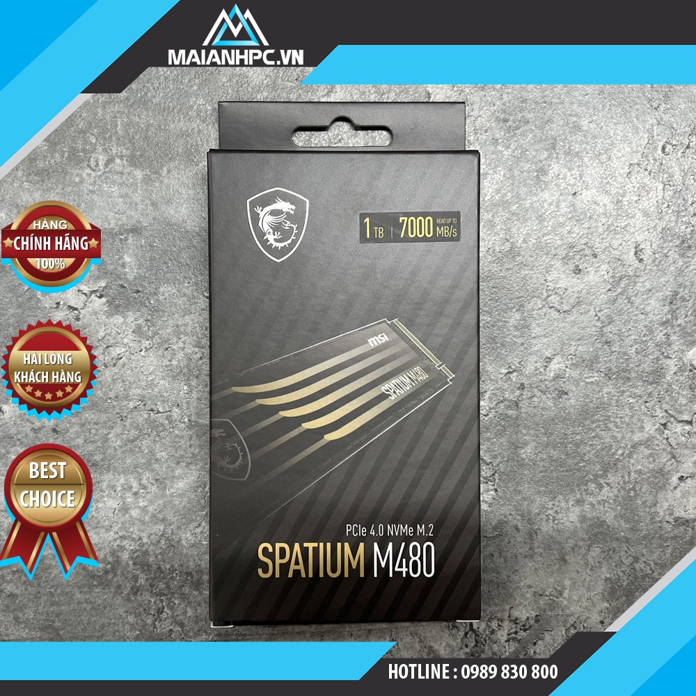SSD MSI Spatium M480 PCIe 4.0 NVMe M.2 2TB