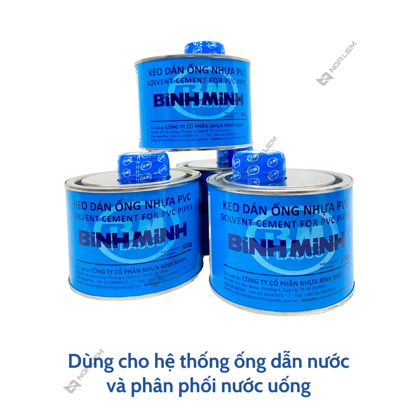 Keo Dán Ống Nhựa PVC BÌNH MINH