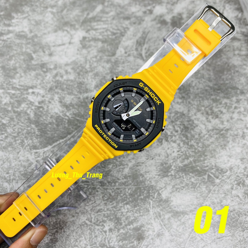 Đồng hồ nam G-SHOCK GA-2100-1A Rainbow Custom | GA 2100 Custom Rainbow | Full phụ kiện