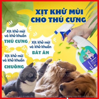 Chai xịt khử mùi chuồng trại cho chó mèo chiết xuất lô hội Borammy (Chai 500ml)