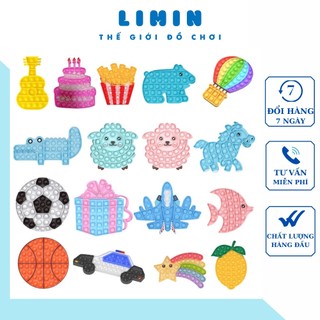 Pop it, Pop it fidget toy, đồ chơi pop it, đồ chơi nhấn bóng, giải trí, xả stress hiệu quả cho người lớn, trẻ em