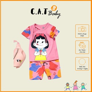 Đồ bộ thun cotton 4 chiều lydo cho bé gái