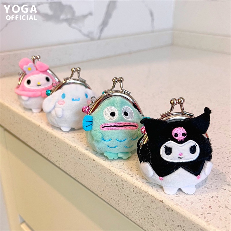 SANRIO Ví Đựng Tiền Xu Mini Hình Cinnamoroll Melody Nhồi Bông Dễ Thương