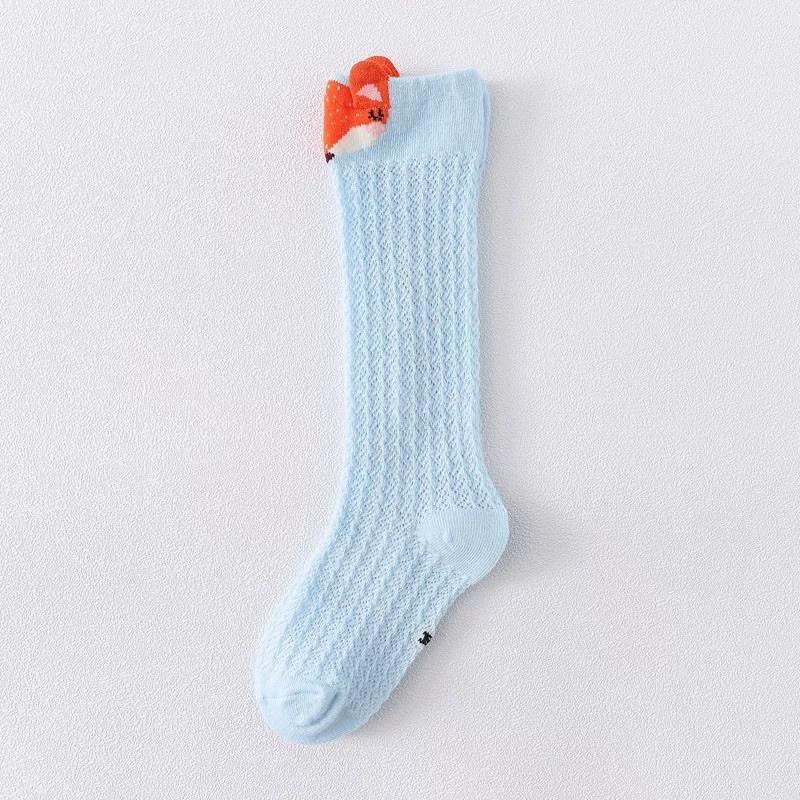 Tất lưới LOTUKA cho bé trai bé gái cổ dài mẫu họa tiết hình thú chất cotton co dãn nhiều màu sắc dễ thương 0-12tháng