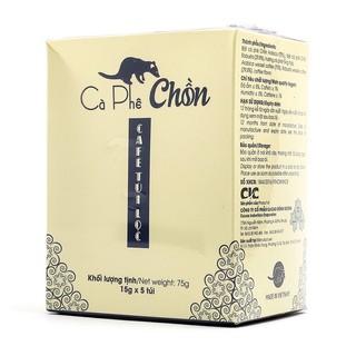 Combo 2 hộp Cafe Chồn phin giấy cao cấp + bột kem pha cà phê