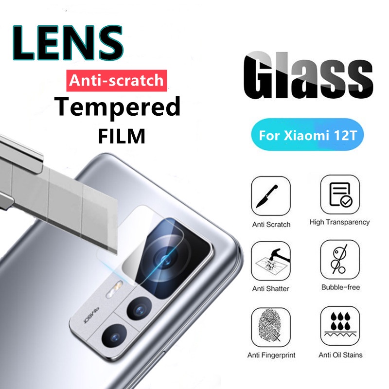 Kính Cường Lực Độ Phân Giải Cao Chống Trầy Xước HD Bảo Vệ Ống Kính Máy Ảnh Sau Cho Xiaomi 12T