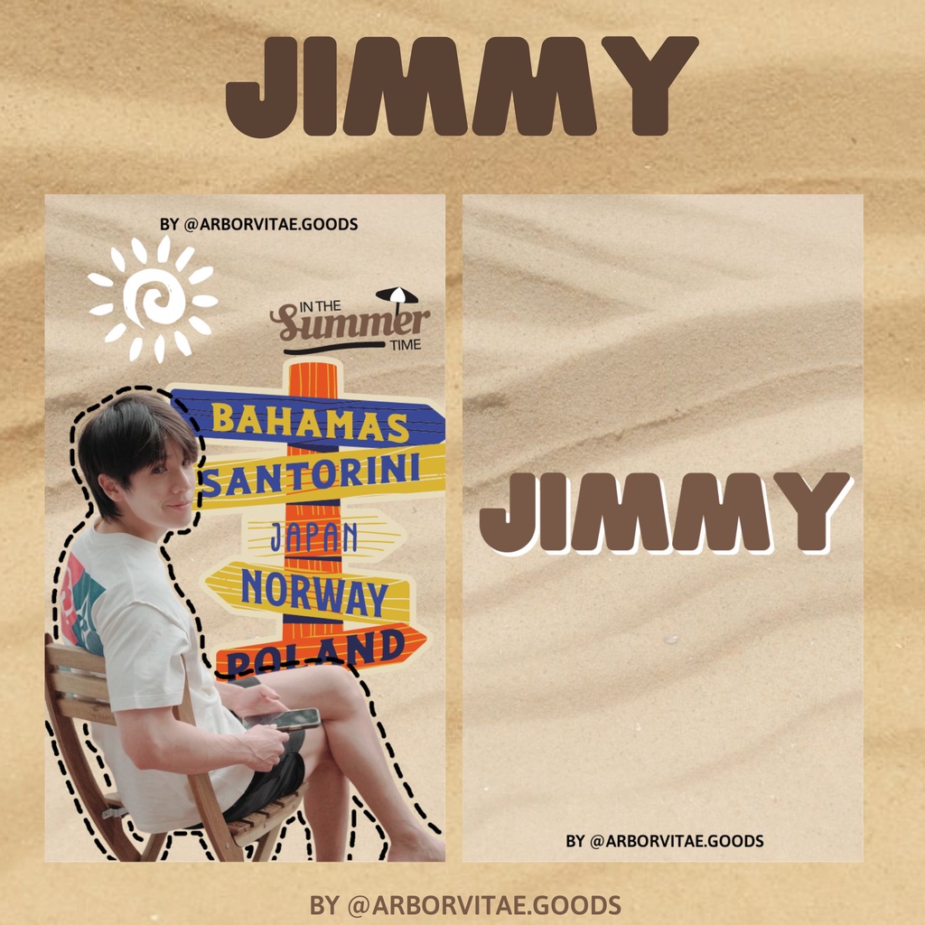 Set card "SUMMER" JimmySea