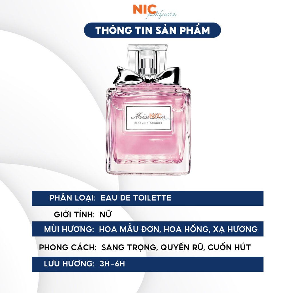 10ml Miss Dior Blooming Bouquet EDT | Nước hoa nữ chính hãng