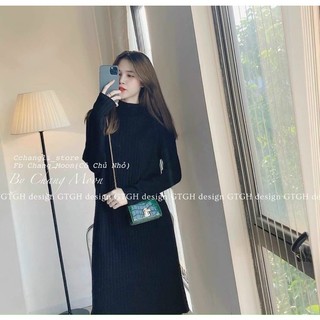 Váy Bầu Dài Tay Thu Đông