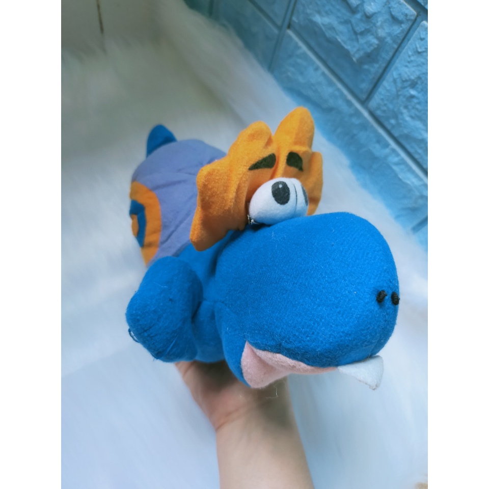 Gấu bông quà tặng, thú nhồi bông to dài 25cm, độ mới ca, đã giặt sạch, đồ chơi thân thiện