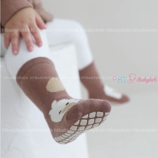 Tất Trẻ Em - Tất Cho Bé Chống Trượt Trơn Cho Bé Trai, Bé Gái Đi Thu Đông Cực Xinh
