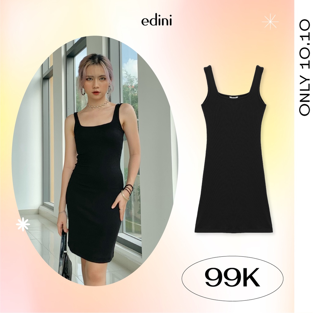 Đầm Thun Ôm Hai Dây - EDINI - D1501