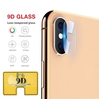 Kính cường lực 9D bảo vệ camera điện thoại iPhone XS X XR 8 7 Plus Xs Max