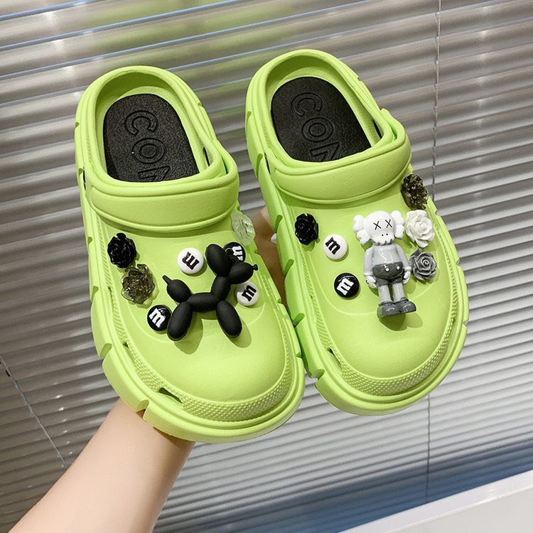 Dép sục bánh mì Cross nữ đế 6cm siêu nhẹ tặng kèm Sticker dễ thương Cross mẫu hottrend