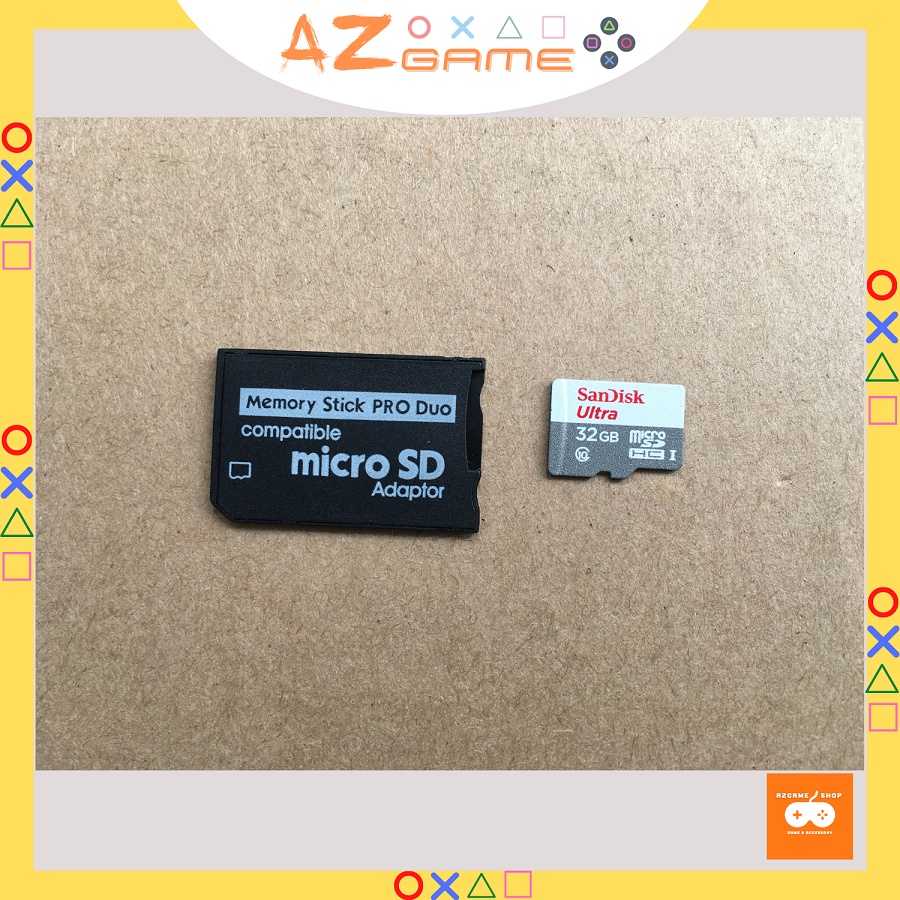 Thẻ Nhớ Memory Stick PRO MicroSD 32Gb 64Gb cho PSP 1000 2000 3000