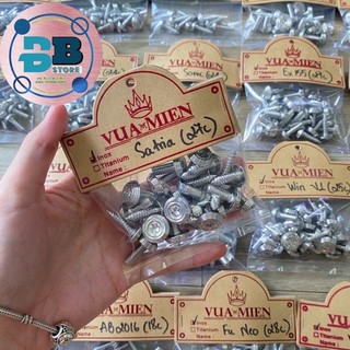Full bộ ốc dàn áo Satria 27c mẫu Thái Salaya inox 304