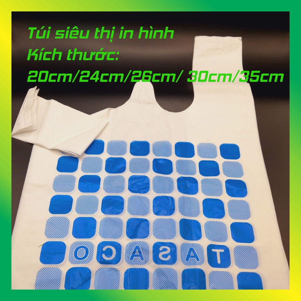Túi siêu thị trắng sữa - VUI VUI STORE