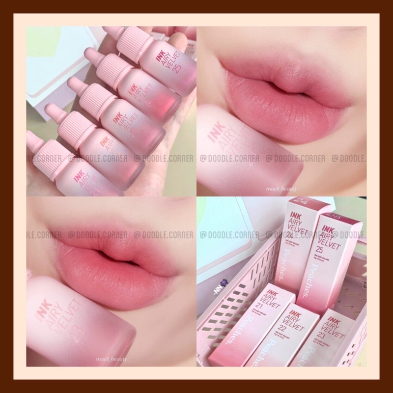 Son kem nước mịn mượt Peripera Ink The Airy Velvet