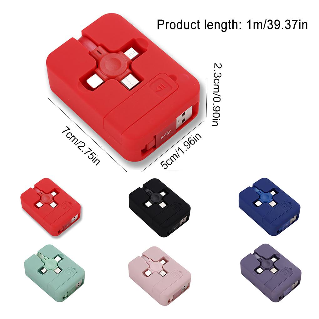 Giá Đỡ Cáp Sạc / Điện Thoại 3 Trong 1 Có Thể Thu Gọn Tiện Dụng