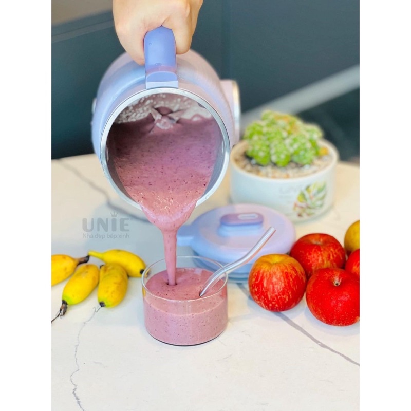 Máy Làm Sữa Hạt UNIE UMB08 Công suất 600W Dung tích 600ml - Hàng chính hãng , Bảo hành 12 tháng