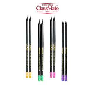 Bút Chì Gỗ Đen CLASSMATE  - 1 Chiếc, Thiết Kế Có Tẩy, Ngòi Đậm Ký Họa Cao Cấp CL-PC702