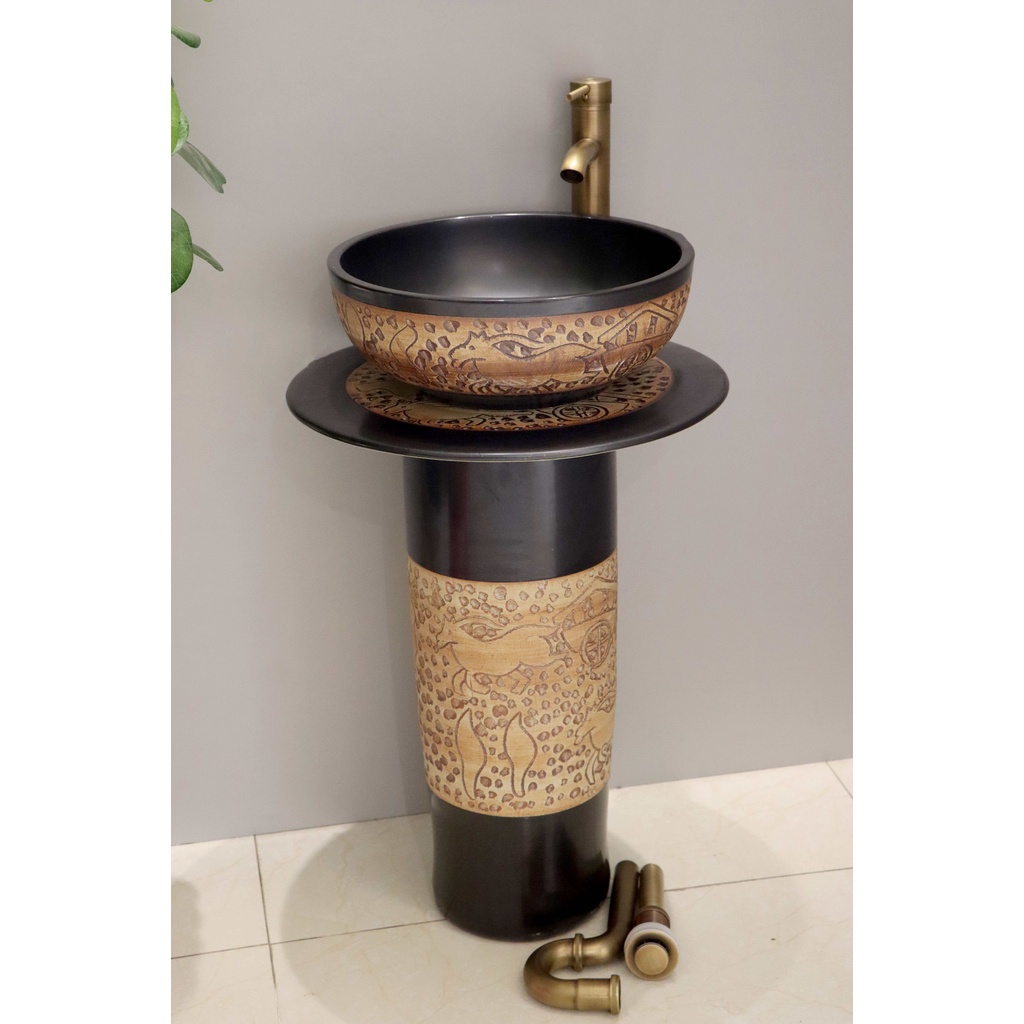 Chậu sứ mỹ thuật EV-CĐC05