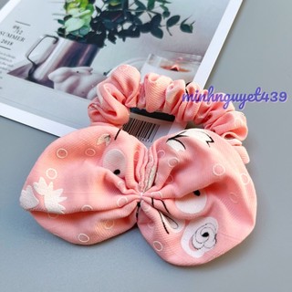 Dây cột tóc buộc tóc scrunchies nơ xinh xắn