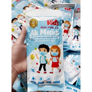 Khẩu Trang KF94 Cho Bé 4 Lớp  ( Túi 10 cái )