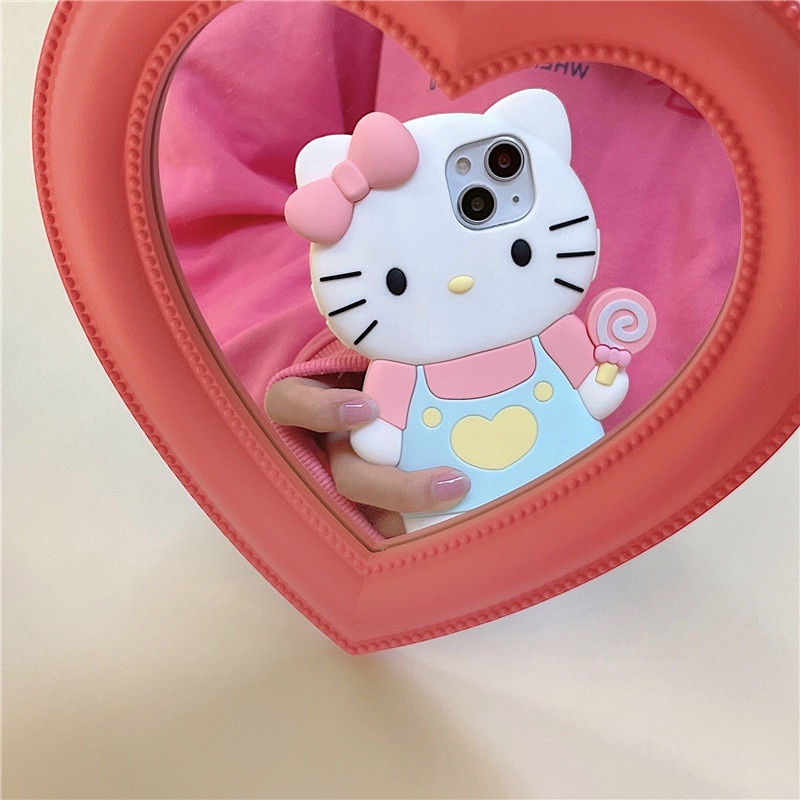 SANRIO Dễ Thương Ốp Điện Thoại silicone Mềm In Hình hello kitty Cho iphone 15 14 13 12 11 pro max xs xr x xsmax