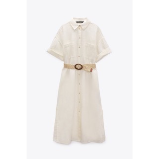 [ZARA AUTH] Đầm Za.ra sơ mi duyên dáng size L