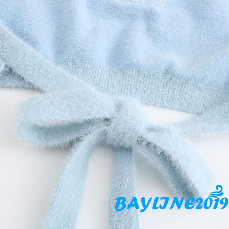 Áo yếm dệt kim sát nách hở lưng thời trang mùa hè đi tiệc cho nữ