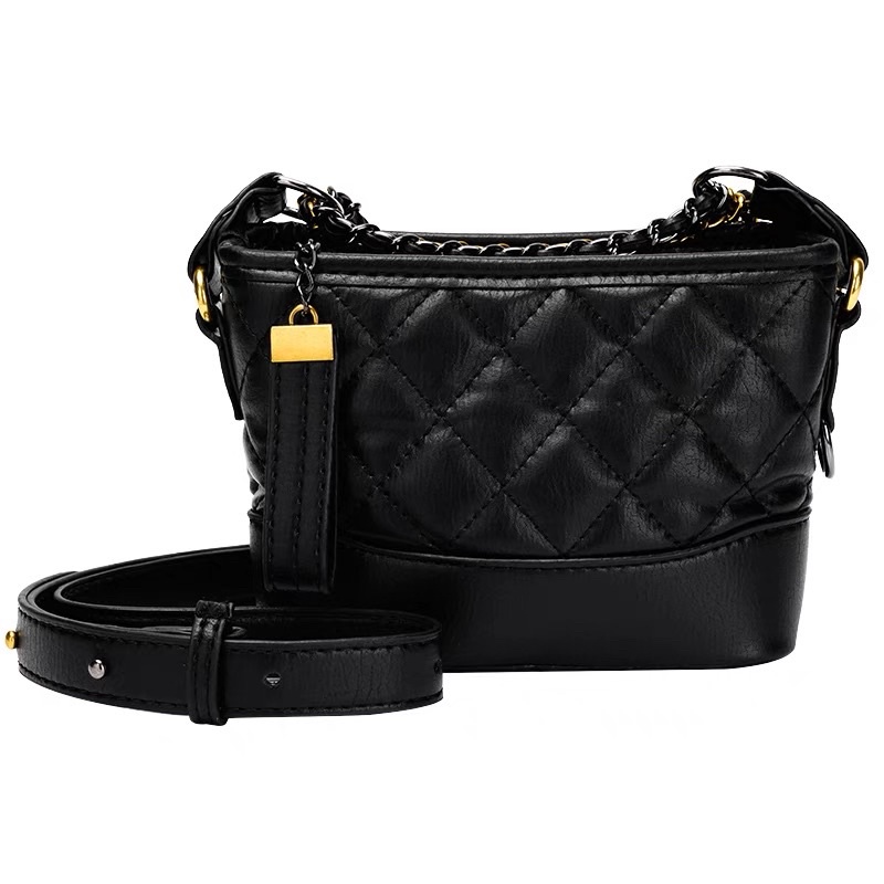 Túi CEEK.AY trần chám sz 19 full box, túi giấy 2 màu đen, trắng